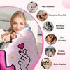Just A Girl Blanket Flannel Blanket For K-POP LOVERS Soft Perfect Birthday Gift Home Bed Sofa Decor Outdoor Travelling Blanket