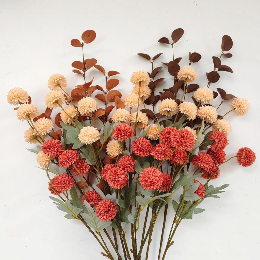 50cm Bouquet Fiori Artificiali Piante Con Gambi Crisantemi Decorazione Stanza Casa Fai da Te Tavolo da Pranzo Matrimonio Decorazioni Accessori