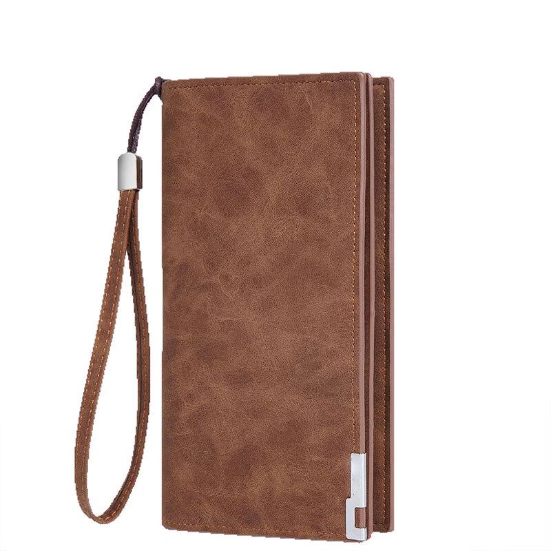 Xinjingzhou Men's Retro Long Wallet & Card Holder