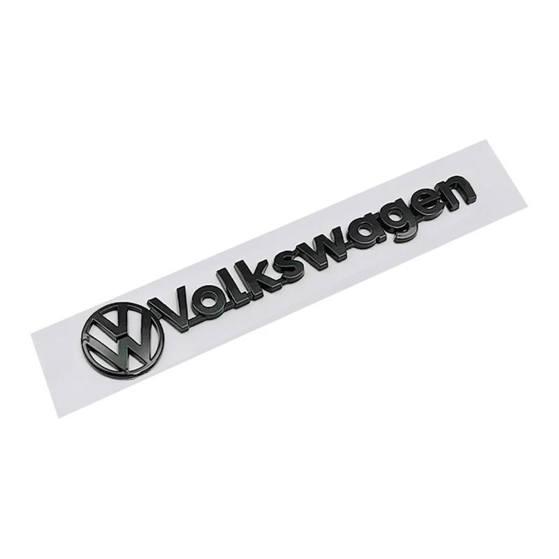 DOG1 For Volkswagen Emblem Badge ABS Rear Trunk Sticker for VW Amarok BORA GOLF JETTA MK4 SR32 PASSAT Polo Lavida Fender Side Emblem