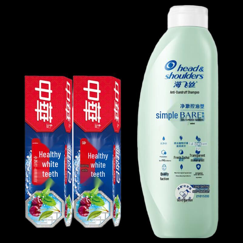 Zhonghua Toothpaste & Jian Shampoo Refreshing Set