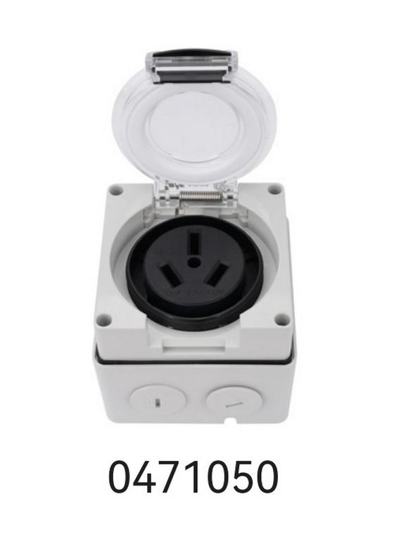 

NEMA14-50R IP66 Пило/Водонепроникна 50A Промислова зарядна розетка американського стандарту з кришкою