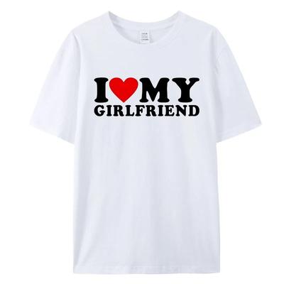 Amo i vestiti del mio fidanzato Amo la mia fidanzata Maglietta da donna Maglietta da donna Quindi per favore statemi alla larga Detto divertente BF GF Citazione Regalo Maglietta Top