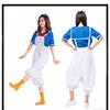 iinoo Halloween Donald Duck Sailor Costume for Adults, Women's, Unisex, Plus Sizes Available [6-Piece Set] (M)