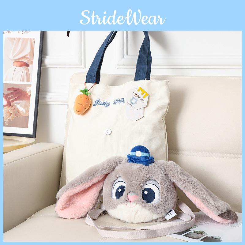Zootopia Laverne Judith Hopps Large Capacity Shoulder Bag Cute Girl Plush Bag