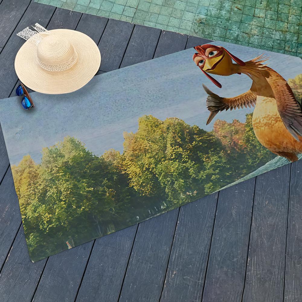Funny Chicken Joe Towel Drying Bath Towel Applicable To Light Swimming Camping Yoga Beach Out