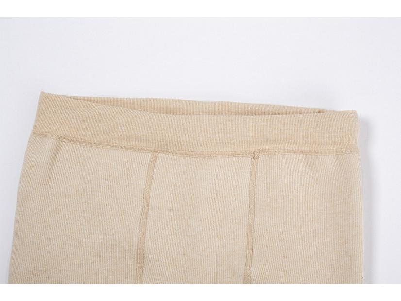 Umstands-Baumwoll-Ringel-Fleece-gefütterte Strumpfhose mit Bauchstütze