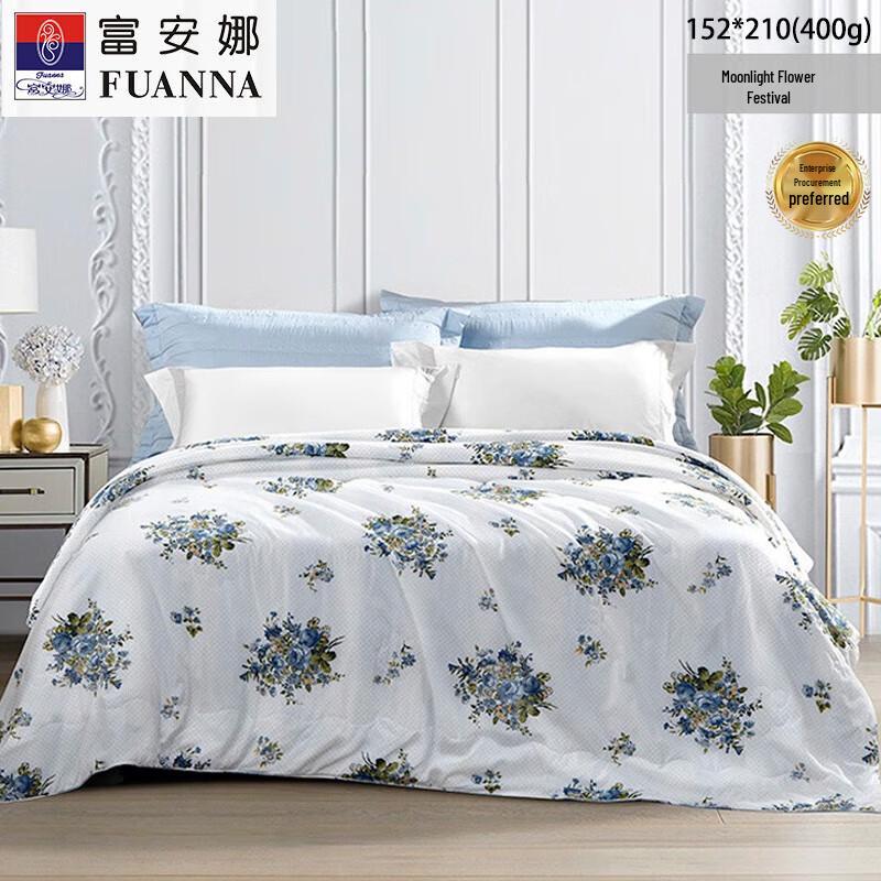 

FUANNA Washable Tussah Silk Summer Quilt 150cm x 200cm