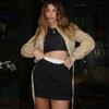 Cappotto Corto da Donna Casual con Coulisse, Monopetto, con Zip, Manica Lunga, Giacca da Donna Autunnale, Cappotti da Strada per Signora