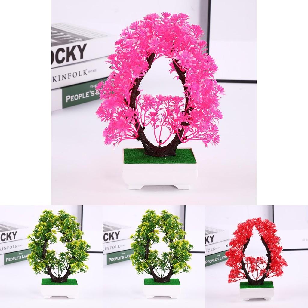 Artificial Heartshaped Chrysanthemum Plant With Plastic Materials For Home Office Decor