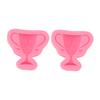 2 Stück Fondant Silikonform Lebensmittelecht Sicher Geruchlos Weich DIY Kuchen Dekorationsform für Bastelprojekte