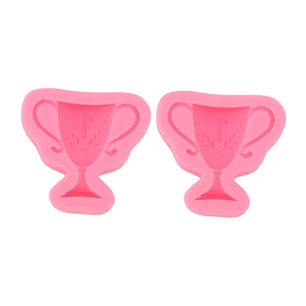2 Stück Fondant Silikonform Lebensmittelecht Sicher Geruchlos Weich DIY Kuchen Dekorationsform für Bastelprojekte