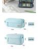Oxford High-Gloss Pencil Case for Students, Large Capacity Double-Sided Stationery Bag