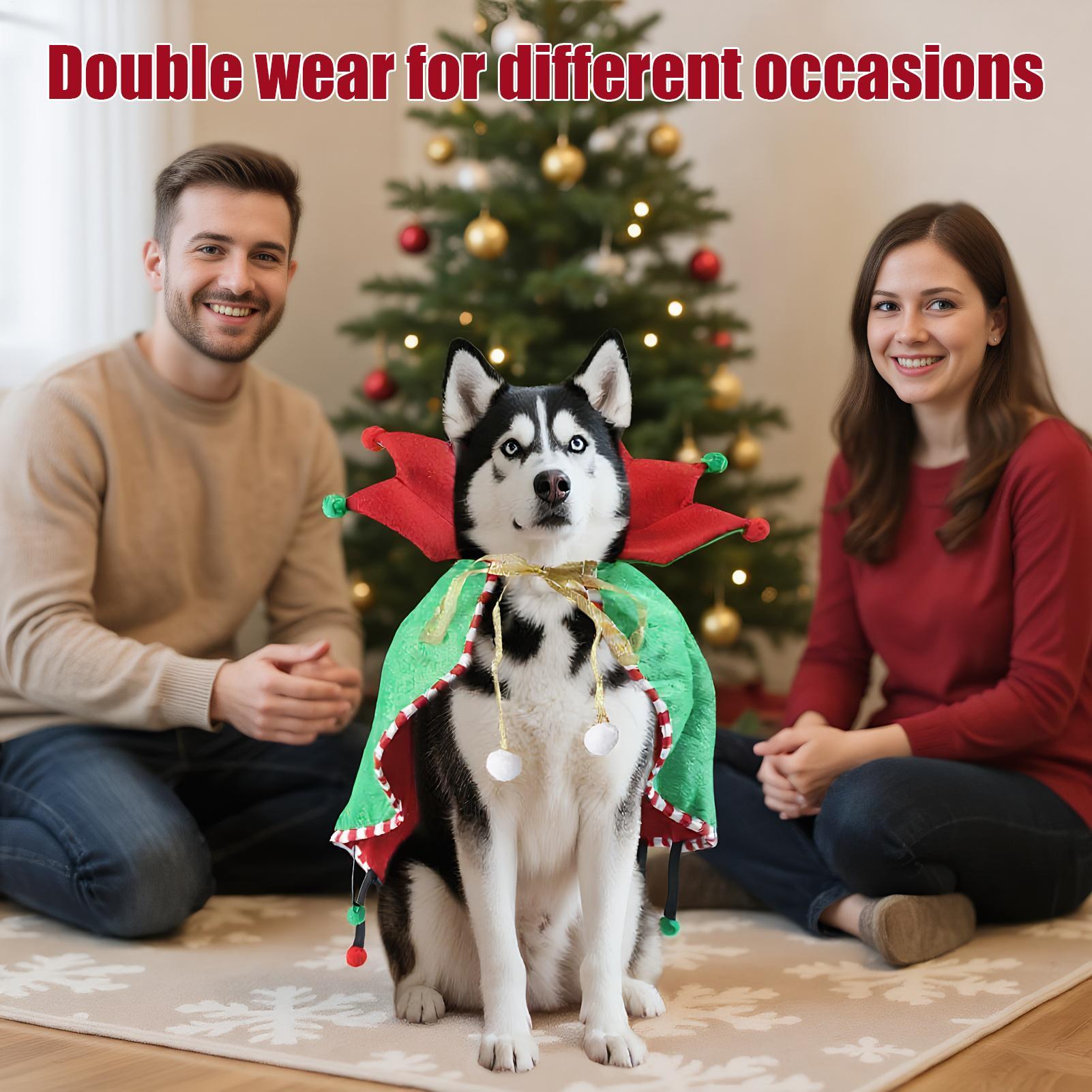 

Dog Christmas Outfit Christmas Tree Kitten Cape Pet Supplies For Winter Dress Up Cosplay Festival Birthday Decoration Pets Puppy China Mainland