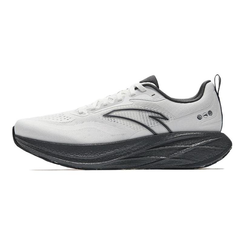 Anta Abrasion Resistant Breathable Rebound Low top Casual Training Running Shoes Men's White Gray 112525558-7