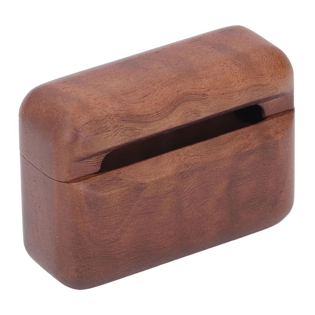 Wood Bluetooth Earphone Case Elegant Stylish Fine Polished Bluetooth Earbuds Protective Cover Case for IOS Pro Eaubuds