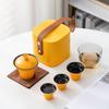 Portable Ceramic Kung Fu Travel Tea Set