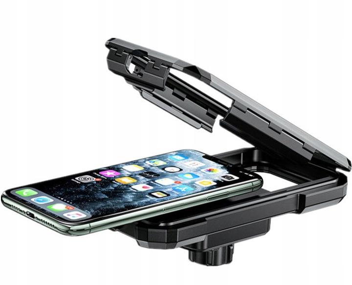 Uchwyt Na Telefon Motocyklowy Etui Ładowarka Qi