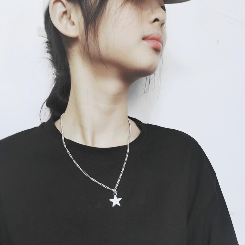 Internet Celebrity Same Harajuku Retro Hip Hop Ins Cold Wind Multi-layer Necklace Female Rabbit Pendant Earth Cool Dancing Accessories