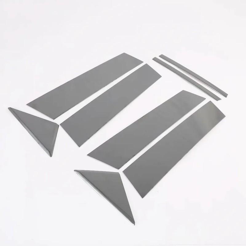 For Mazda 3 Axela Sedan      Window Center B C Pillar Column Cover Trims Strips Car Styling Accessories