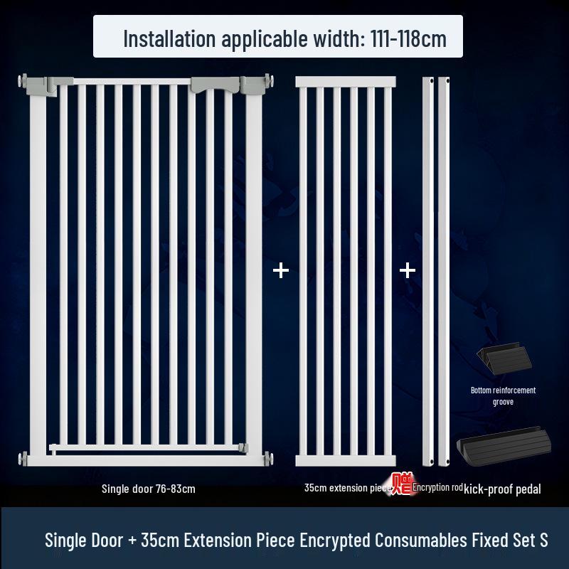 Cat Door Barrier: Auto-Close Pet Gate for Indoor, Balcony, or Stairway - No Drilling Needed