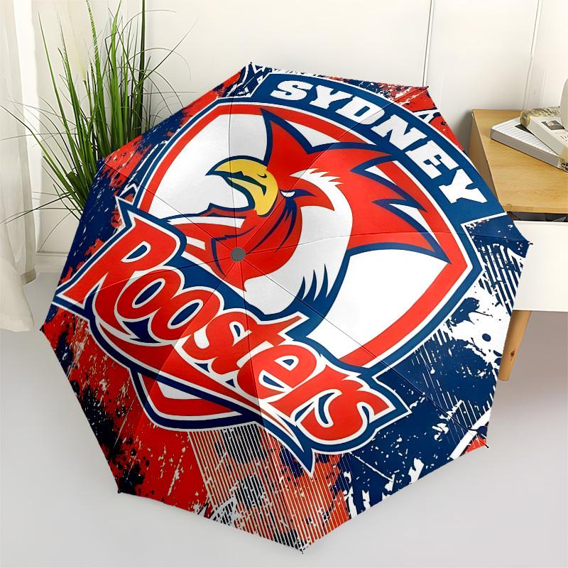 

Sydney Roosters, Logo Automatic Opening and Closing, 8 rib Structure Portable Umbrella, Suitable for Men and Women in All Seasons Perfect G