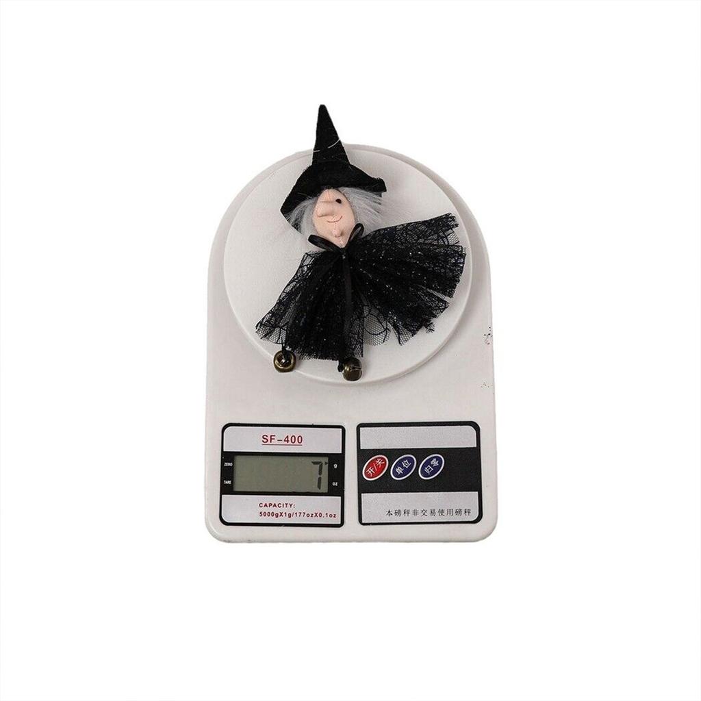 Halloween Hanging Skeleton Ornaments,Witch Hat And Bells Handmade Decorations Halloween Party Household Ornaments