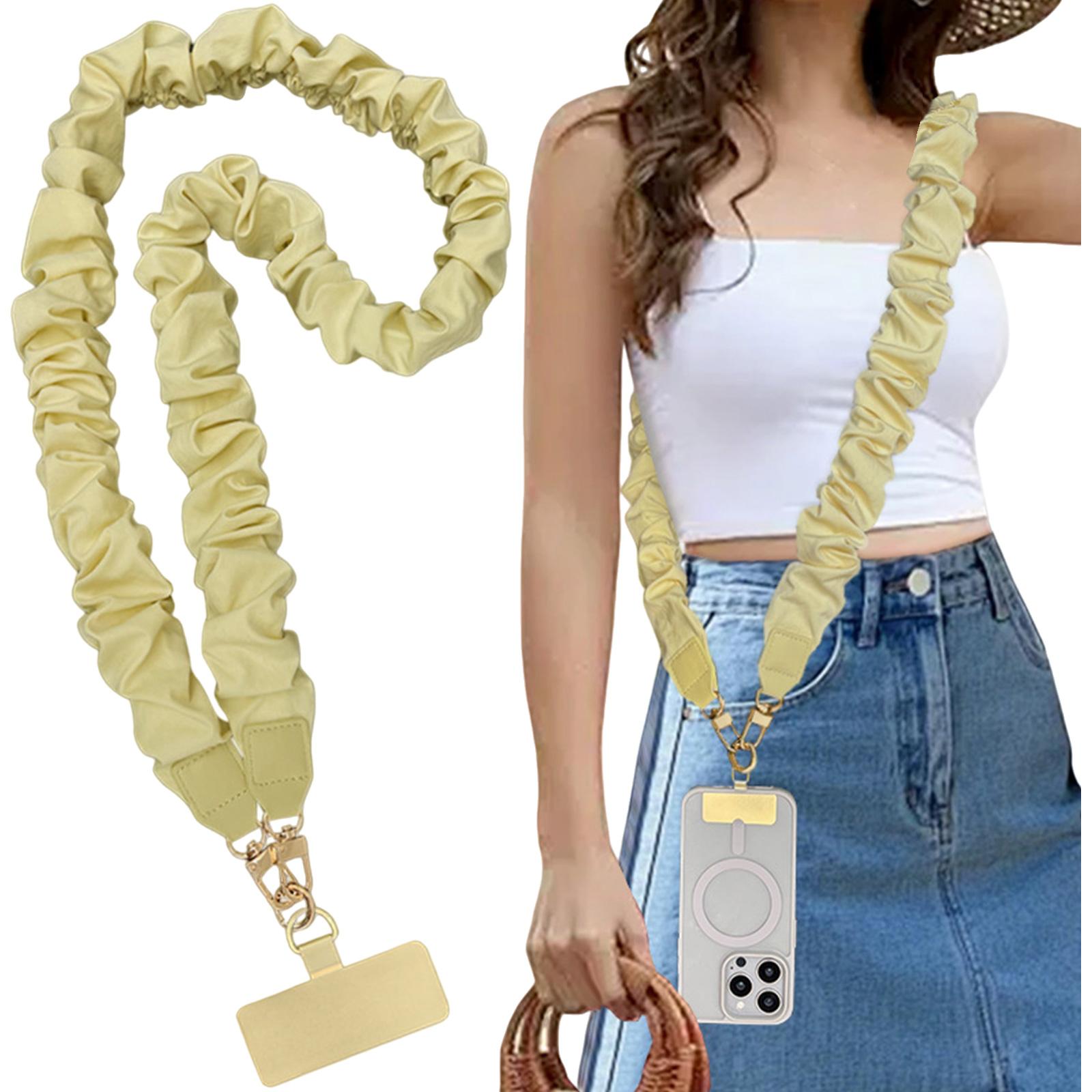 

Mobile Phone Lanyard -theft Identification Lanyard For Smartphones And Wallets | Adjustable Shoulder Strap With Strong Connectors Lightweight Design One Size жовтий