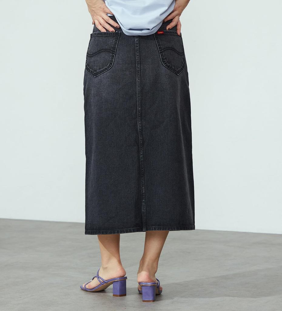 Lee Denim Dark Sizes Women's Mid-Length Skirt, Gray, XS-XL