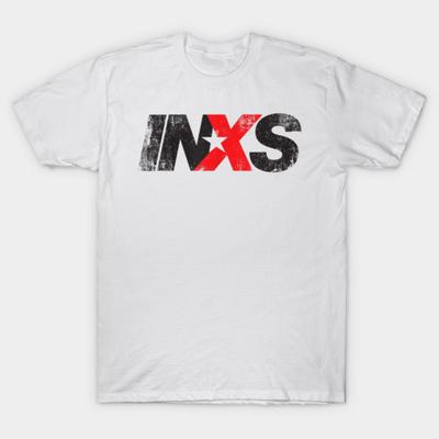 Asiatische Größe Baumwolle Unisex T-Shirt Druck T-Shirt Inxs T-Shirt No-Cut Druck Reguläre Passform