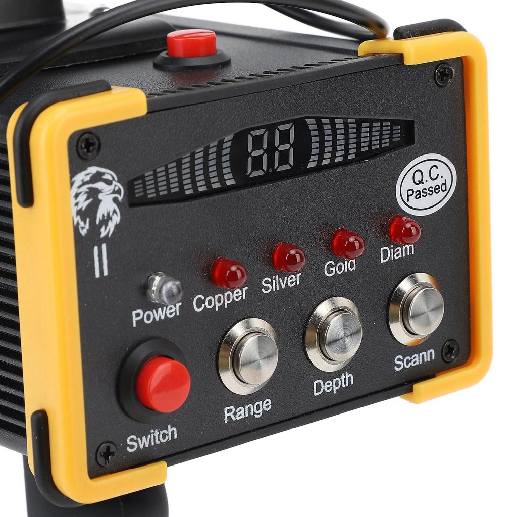 Metal Locator Display Screen 100‑240V High Accuracy Metal Detector  Positioning 1000 Meters Range 15m Depth for Copper