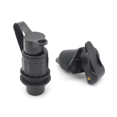 12V 3 Pin Plastic Trailer Plug Socket Wiring Connector Adapter for Caravans