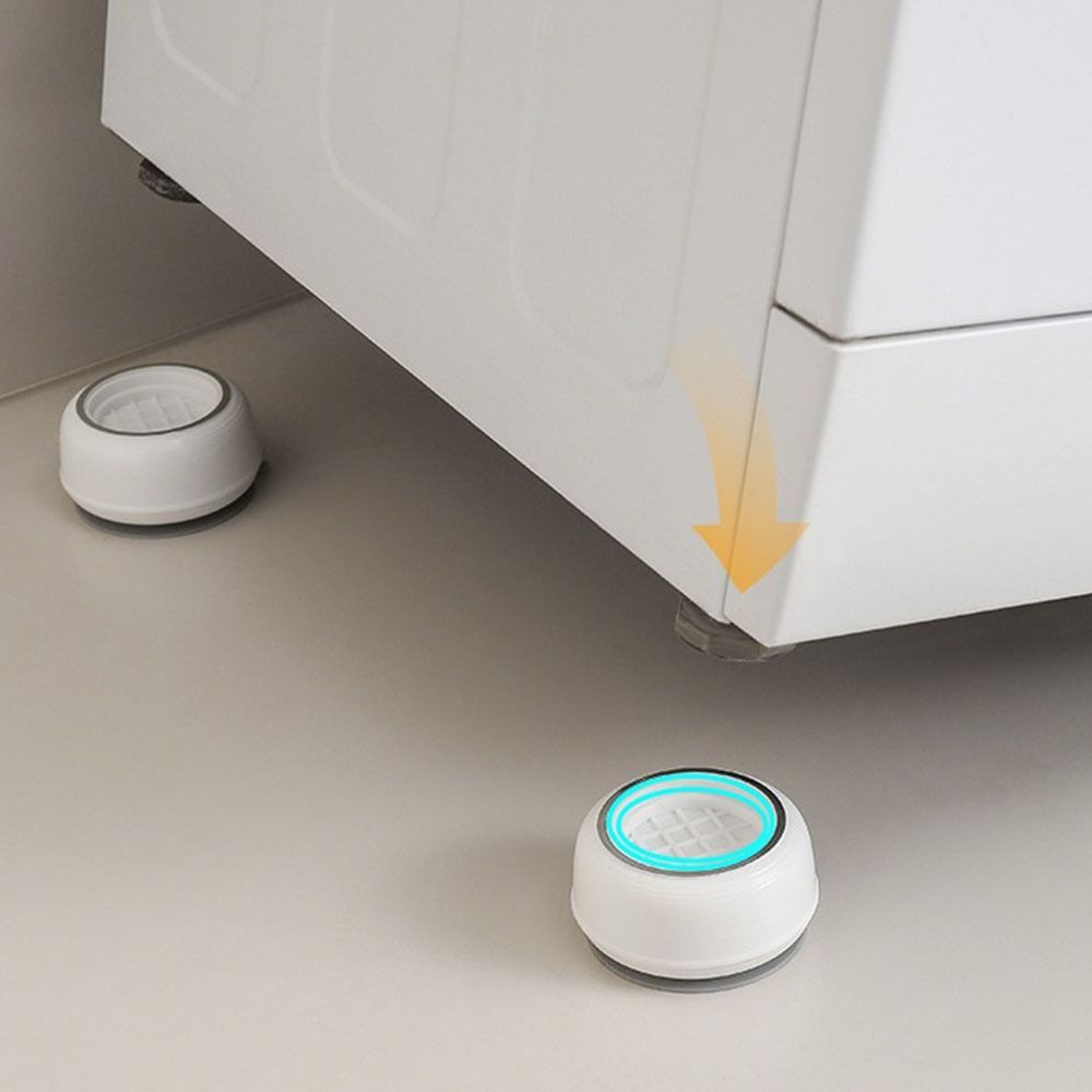 4PCS Anti-Shock Washing Machine Foot Mat Anti-slip Skid Raiser Mat  Refrigerator