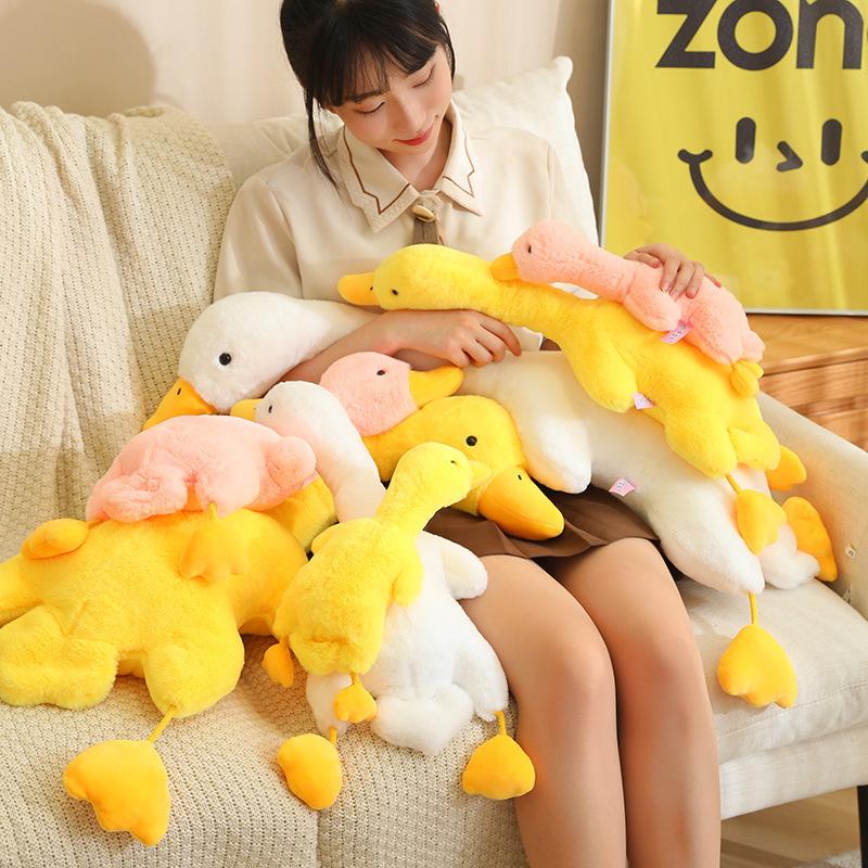Cute Soft Duck Screaming Duck Doll Plush Toy Duckling Doll Children Soothing Doll