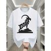 European Sizes T-Shirt Boys' Clothing Casual Trendy Sporty Daily Holiday Goat Graphic Print Kids Wear for Boys Ages 5-13