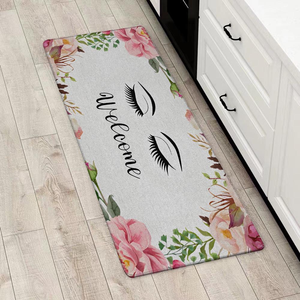 Entrance Front Door Doormat Eyelash Decorative Non-slip Kitchen Rug Living Room Rugs Balcony Bathroom Foot Mat Floor Mats Carpet