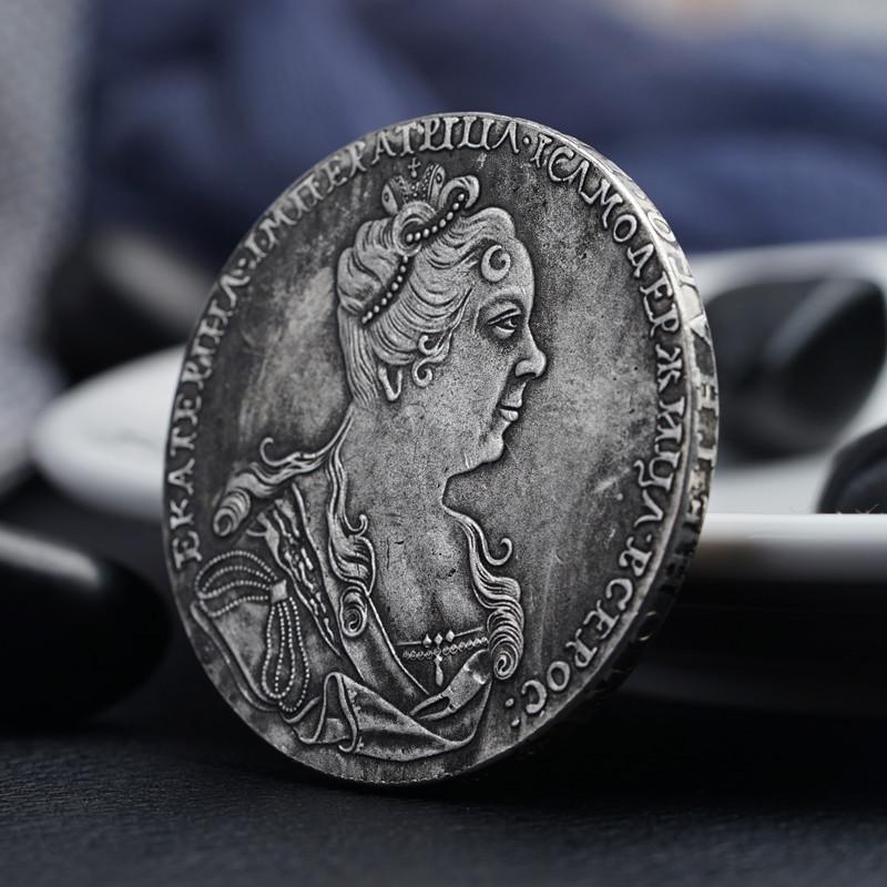 Russia, Catherine I, 1725, Catherine, commemorative medal, vintage coin, antique creative gift