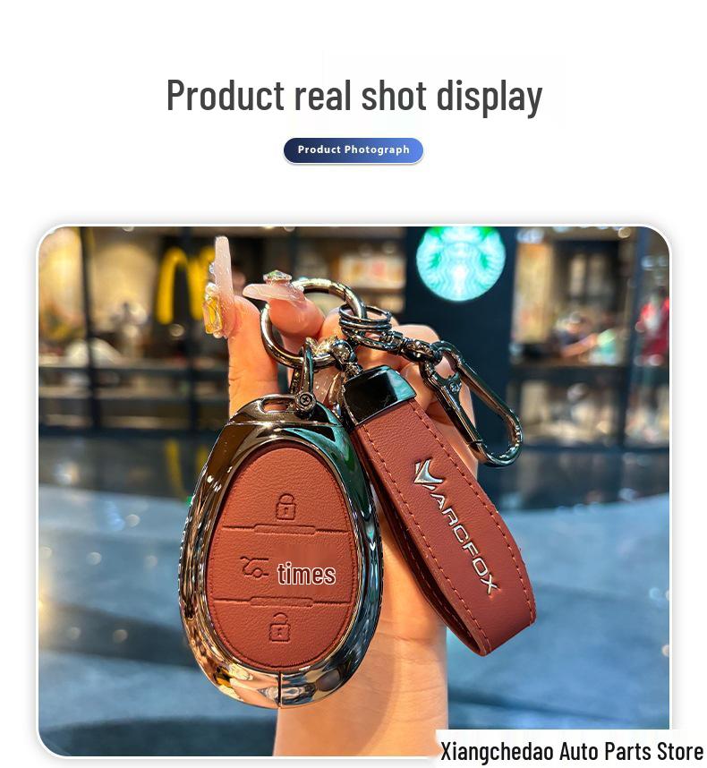 Jihu Alpha T5 Remote Koala Key Case: Luxury Leather Bag with Dedicated Buckle for S/T Models