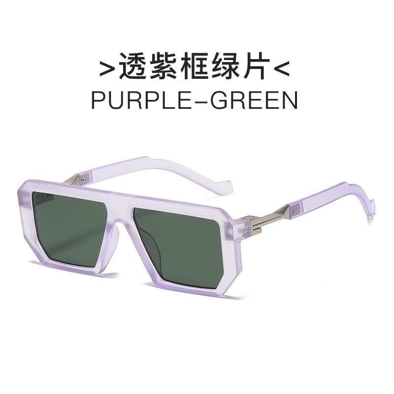 New Retro Square Sunglasses Women Fashion High Quality Black Eyewear Shades UV400 Men Trending Punk Clear Gradient Sun Glasses