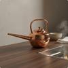 Handmade Copper Pouring Pot Induction Compatible Base Kitchenware for Restaurant
