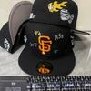 Bestickte Baseballkappe Flacher Schirm Sportliga Verstellbar Mode Herren Damen