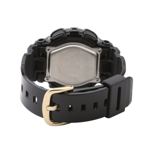 Casio Baby-G Watch BA-110-1A Big Case Series Black Gold Women's