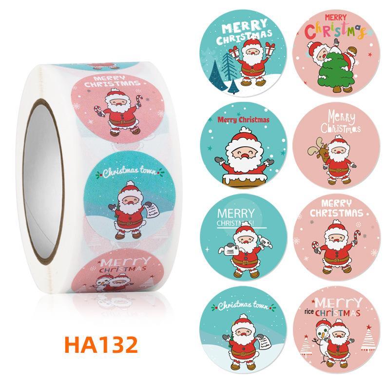Santa Claus Christmas Sealing Stickers - Gift Wrap & Box Decoration
