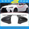 Car Rearview Mirror Bull Horn Sticker - Piano Black for Lexus IS/ES/GS