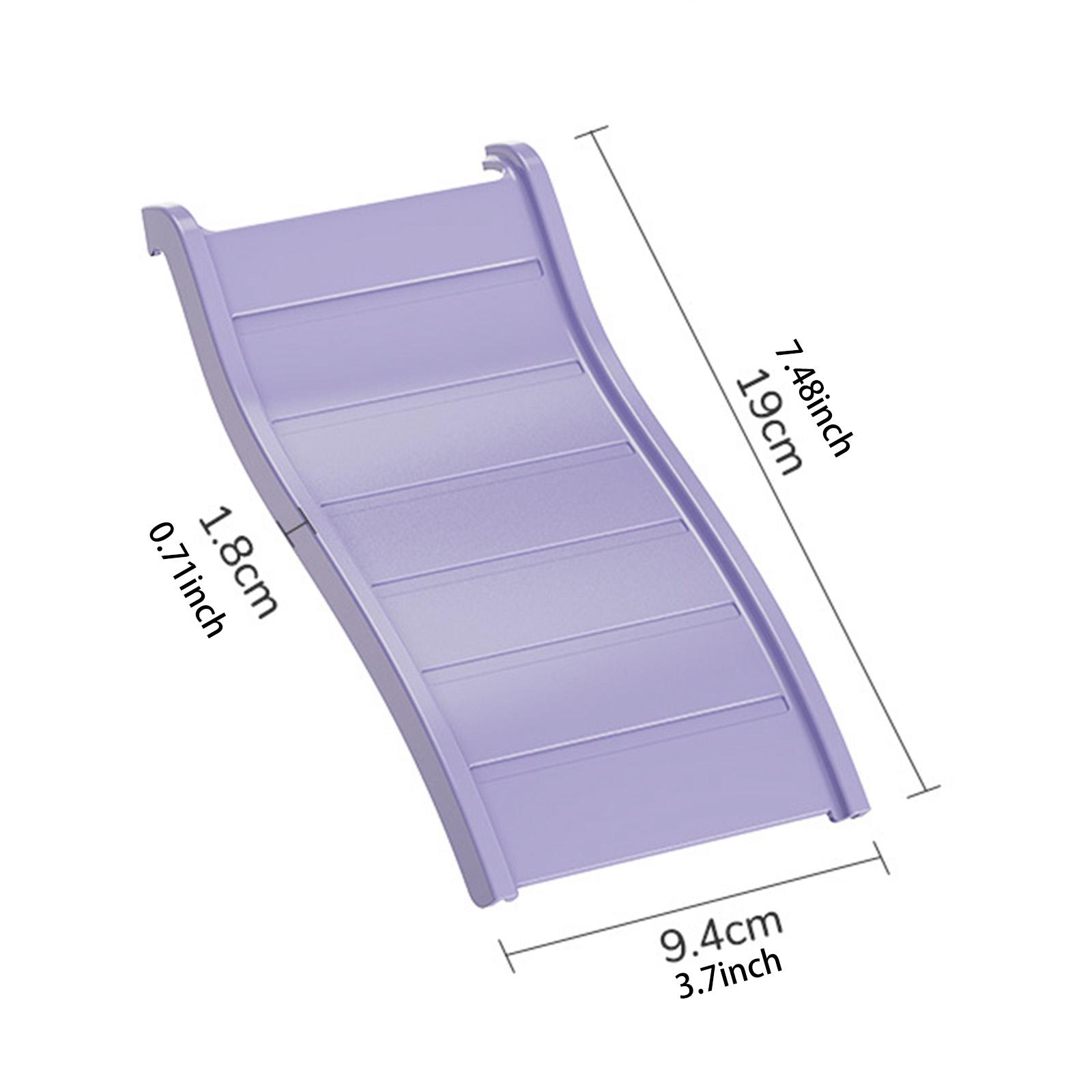 

Hamster Climbing Ladder Pet Bendy Bridge Cage Accessories for Hedgehog Gerbils Mouse Climbing Ramp Small Animal Supplies фиолетовый