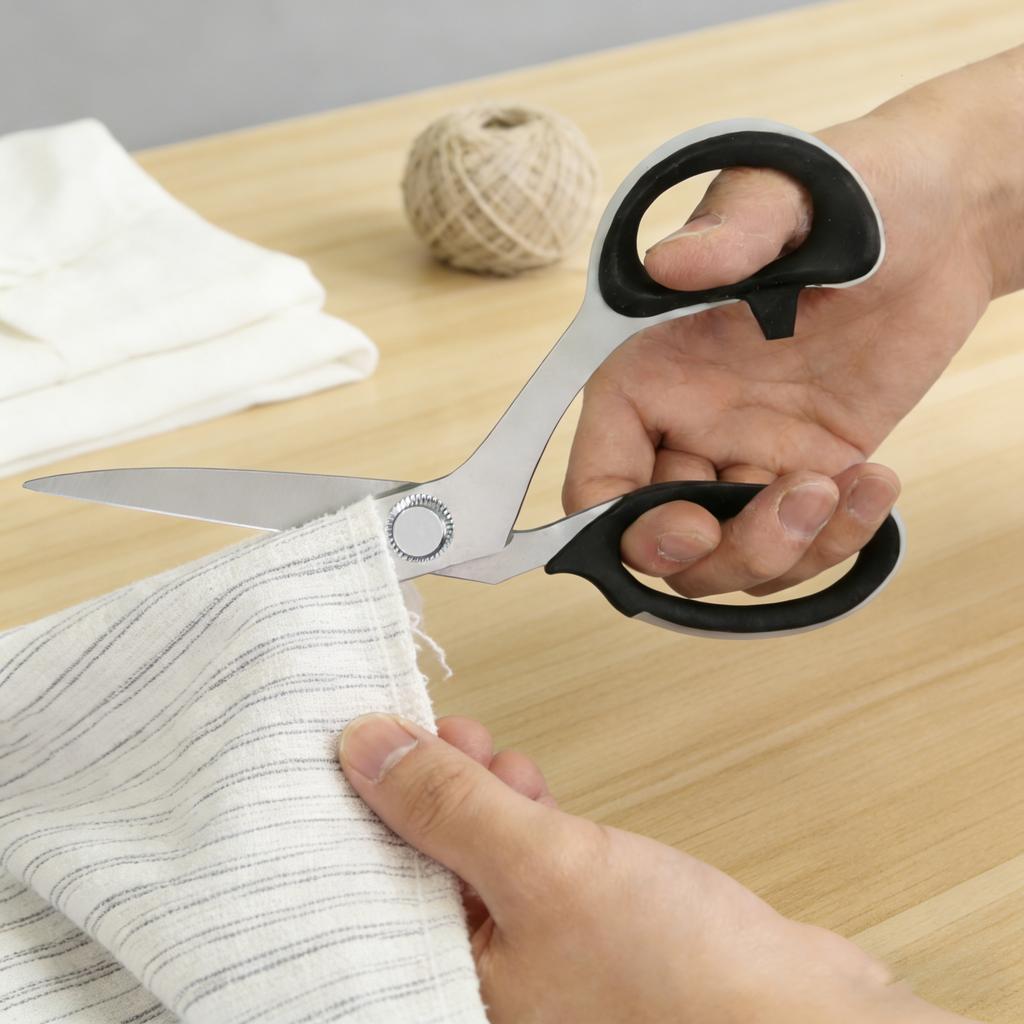 1PC,Tailor Scissors Household Multi-Purpose Shears Tailor Scissors Vintage Fabric Cutter Sewing Scissors DIY Craft Sewing Tool