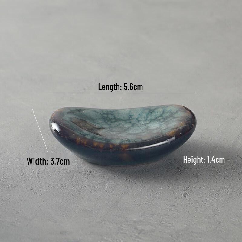 Japanese Style Kiln-Glazed Ceramic Chopstick and Spoon Rest