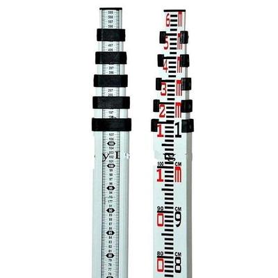 Sections Light Weight Free Canvas Cover for Ease In and Transportation for Auto (6m), A Instrument Folding Leveling Staff