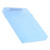 2.5in Hard Disk Storage Box ABS Material HDd SSD Dustproof and AntiStatic Protection Case(Blue ) (Not Inclube Hard Disk)