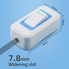 1/5Pcs Small Rocker Button Wiring Switch White Hand Pinch Bedside Small Appliance Push Button Boat Shape Switch